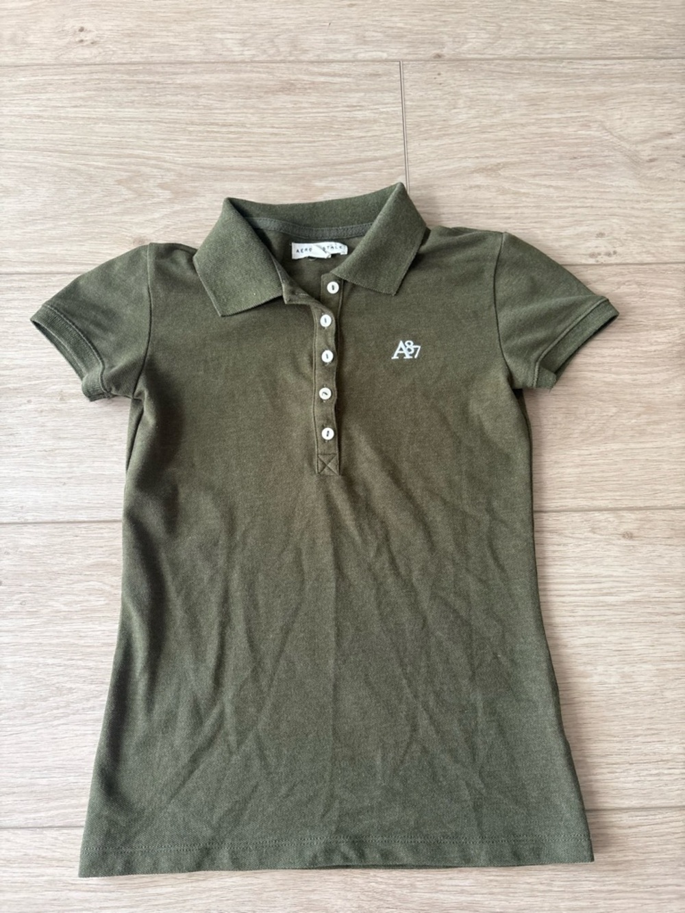 Vintage Abercrombie baby tee polo women’s size XS